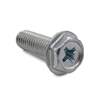 #10-32 x 5/8" Philips Hex Head Screw With Built In Washer